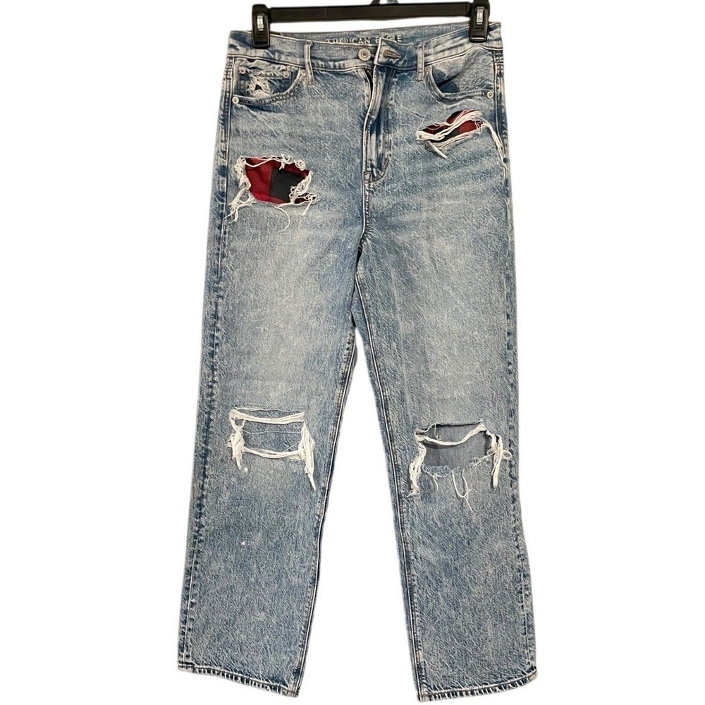 American Eagle Women's Boyfriend Jeans Distressed  Size 10